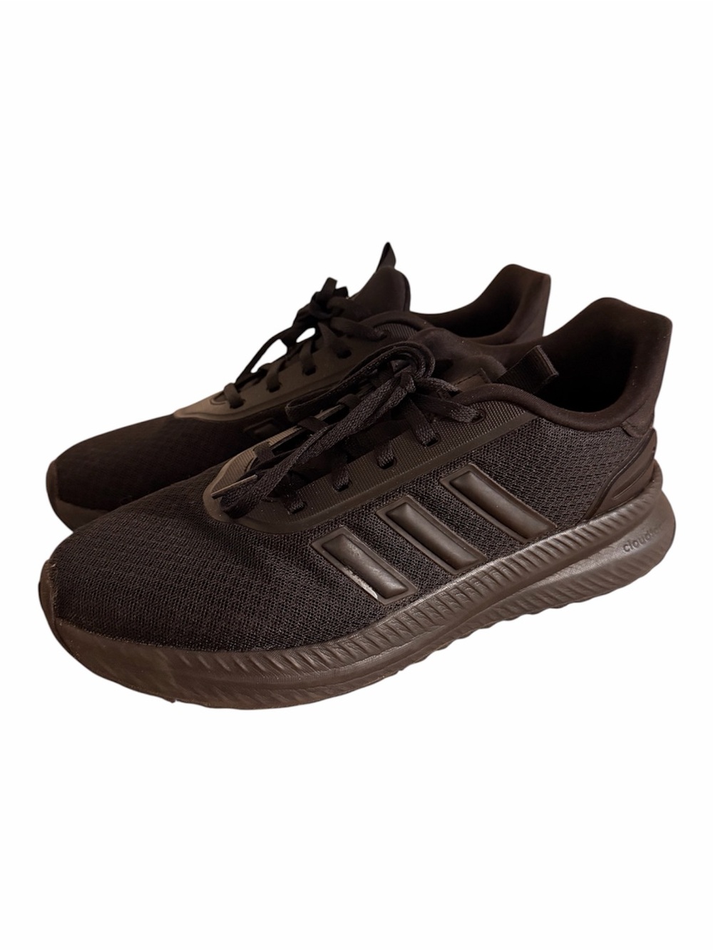 adidas Cloudfoam X_Plr Path Stripes Mens Black Running Shoes 9.5